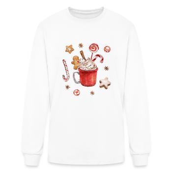 les bombons du beau cadeau de la belle fête - Men's Long Sleeve T-Shirt - white - Front