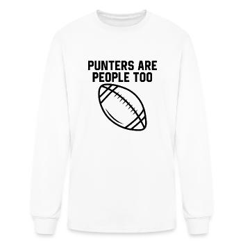 Punters Are People Too - Men's Long Sleeve T-Shirt - white - Front