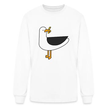 Seagull Fry Thief - Men's Long Sleeve T-Shirt - white - Front