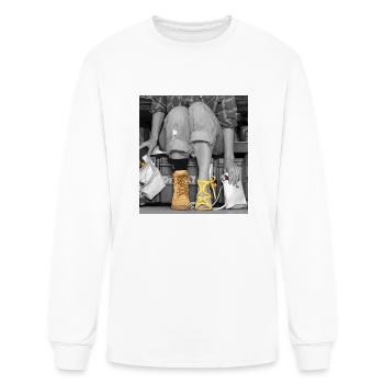 Boots, Heels and PURSE - Men's Long Sleeve T-Shirt - white - Front