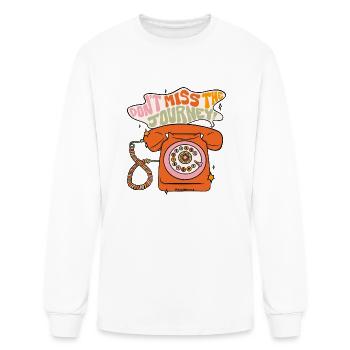 Don t Miss The Journey - Men's Long Sleeve T-Shirt - white - Front