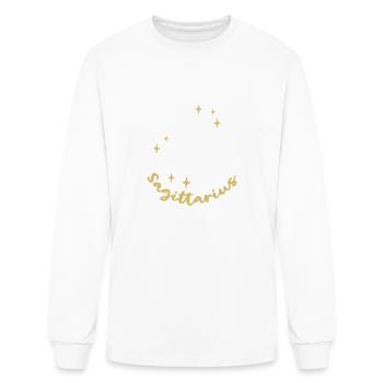 Sagittarius Zodiac Sign - Men's Long Sleeve T-Shirt - white - Front