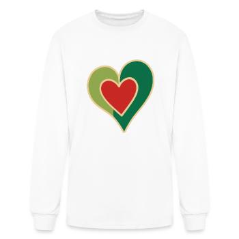 L’amour du reggae - T-shirt à manches longues Homme - blanc - Devant