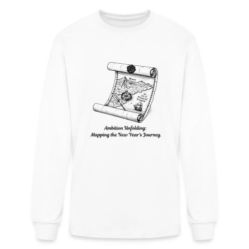 Unfolding Map of Ambition T-Shirt - Men's Long Sleeve T-Shirt