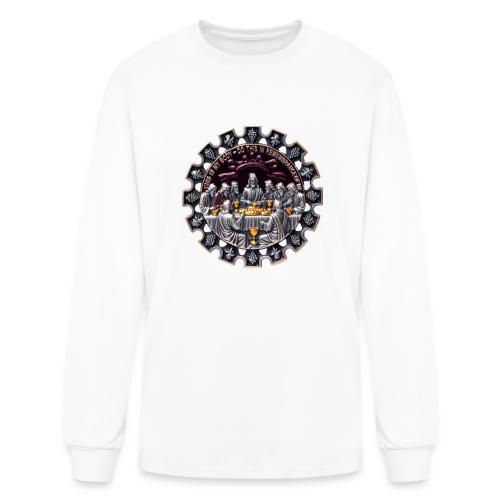 Last Supper Communion T Shirt, Faith Gift - Men's Long Sleeve T-Shirt