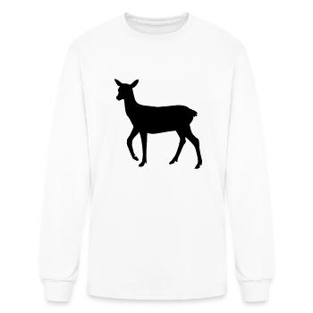 Deer - Men's Long Sleeve T-Shirt - white - Front