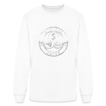 DIGITAL PAPER RAIDERS - Men's Long Sleeve T-Shirt - white - Front
