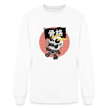 Skulls March - Men's Long Sleeve T-Shirt - white - Front