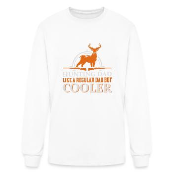 Hunter Dad - Men's Long Sleeve T-Shirt - white - Front