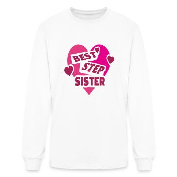 Step Sis - Men's Long Sleeve T-Shirt - white - Front