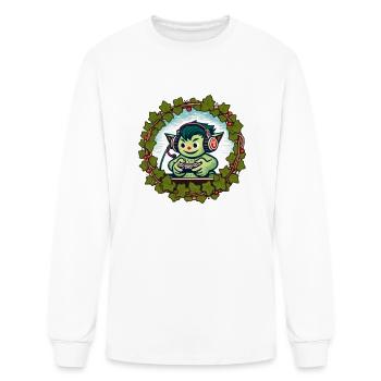 Goblin Gamer - Men's Long Sleeve T-Shirt - white - Front