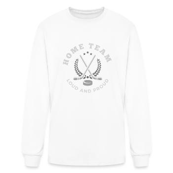 Home Team Hockey - Men's Long Sleeve T-Shirt - white - Front