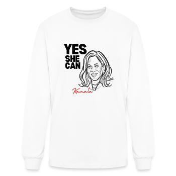 Kamala Harris - Men's Long Sleeve T-Shirt - white - Front