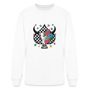 70 - Men's Long Sleeve T-Shirt - white - Front