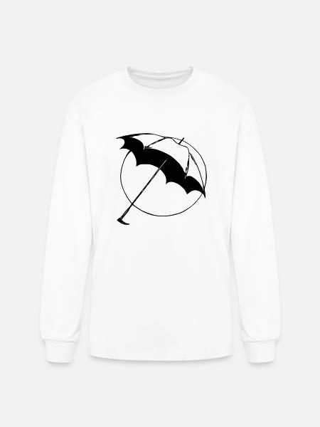 Basic Open Umbrella - Men's Long Sleeve T-Shirt - white