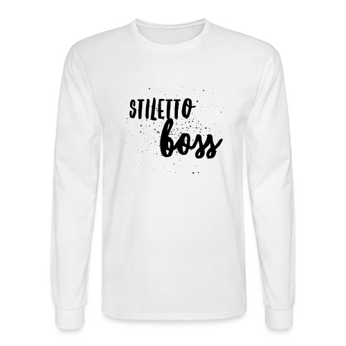 StilettoBoss Low-Blk - Men's Long Sleeve T-Shirt