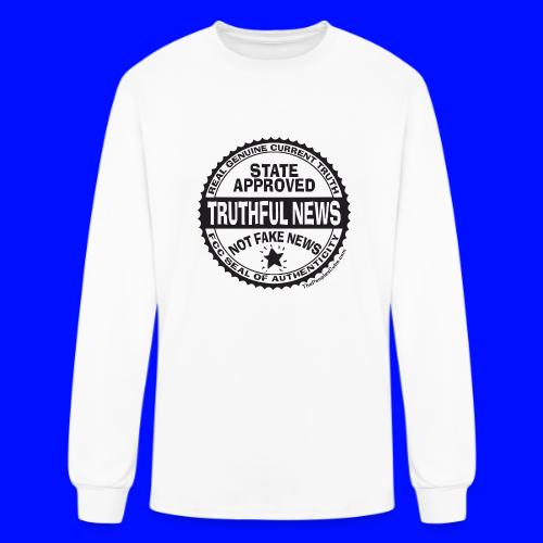 Truthful News FCC Seal - Men's Long Sleeve T-Shirt