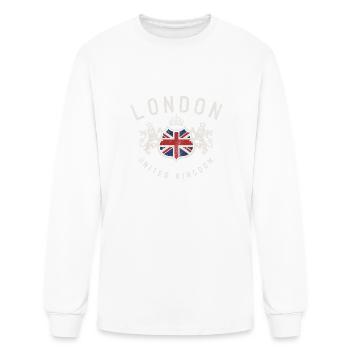 London Great Britain - Men's Long Sleeve T-Shirt - white - Front