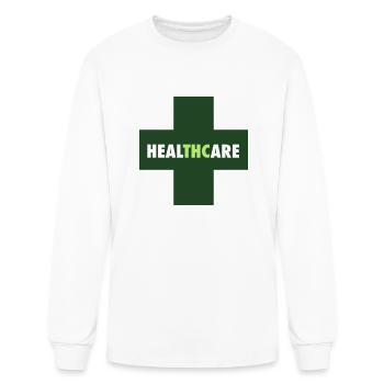 Medical Weed Health Care - Men's Long Sleeve T-Shirt - white - Front