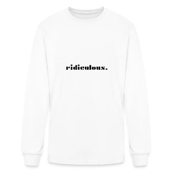 ridiculous mood chic gift gift ideas - Men's Long Sleeve T-Shirt - white - Front