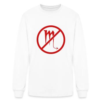 Forbidden sign scorpio - Men's Long Sleeve T-Shirt - white - Front
