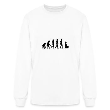 Évolution - T-shirt à manches longues Homme - blanc - Devant