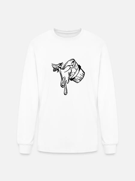 honey bucket - Men's Long Sleeve T-Shirt - white