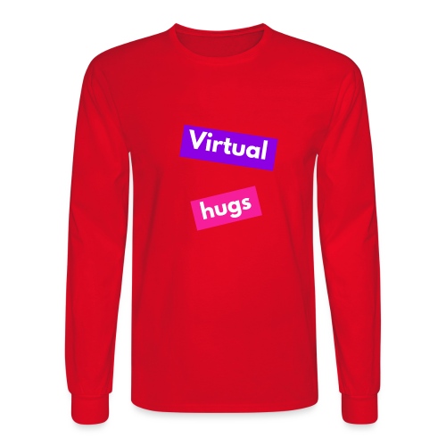 Virtual hugs - Men's Long Sleeve T-Shirt