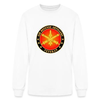 Army Air Defense Artillery Veteran - Men's Long Sleeve T-Shirt - white - Front