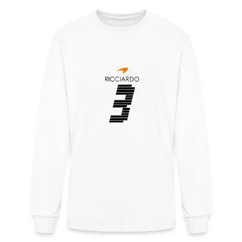 Daniel Ricciardo McLaren - Men's Long Sleeve T-Shirt - white - Front