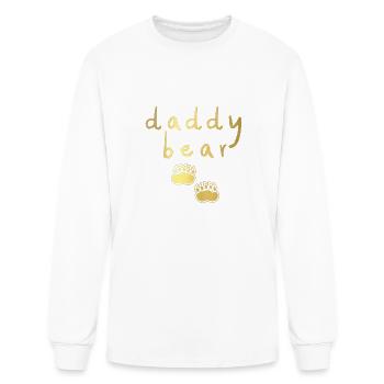 Daddy Bear - Men's Long Sleeve T-Shirt - white - Front