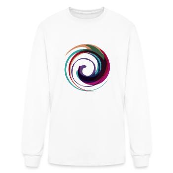 color beauty - Men's Long Sleeve T-Shirt - white - Front