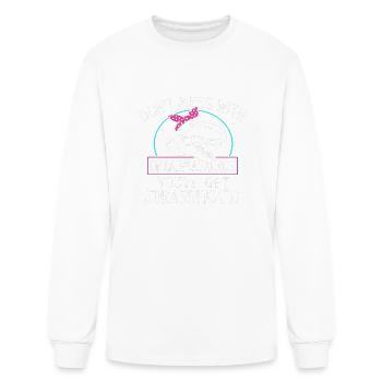 Dont Mess With Grandma - Men's Long Sleeve T-Shirt - white - Front