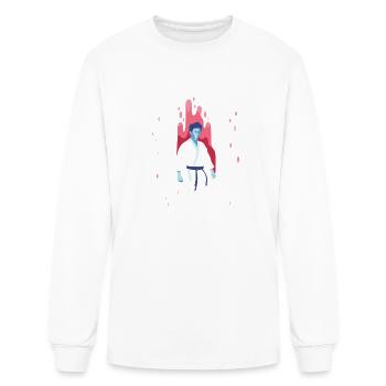 Black Belt Quote - Men's Long Sleeve T-Shirt - white - Front