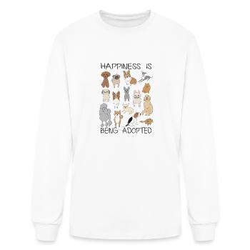 Pet Shelter Dog Gift - Men's Long Sleeve T-Shirt - white - Front
