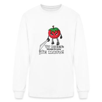 Spanish Saying Quote Funny Spanish Language Pun Gi - Men's Long Sleeve T-Shirt - white - Front