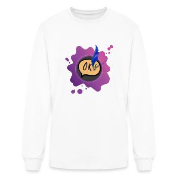 ok - Men's Long Sleeve T-Shirt - white - Front