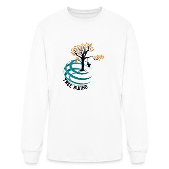 Balançoire d’arbre - T-shirt à manches longues Homme - blanc - Devant