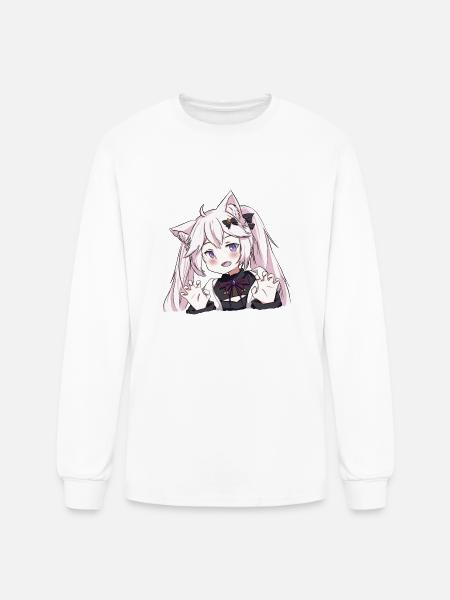 Nyatasha Nyanners - Men's Long Sleeve T-Shirt - white