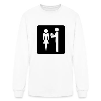 Adoption Service - Men's Long Sleeve T-Shirt - white - Front