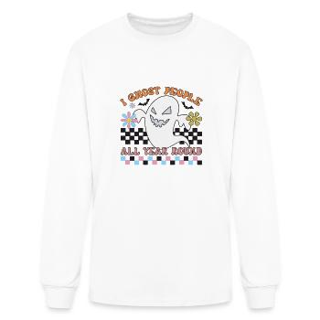I Ghost People All Year Round - GHOST GIFT - GHOST - Men's Long Sleeve T-Shirt - white - Front