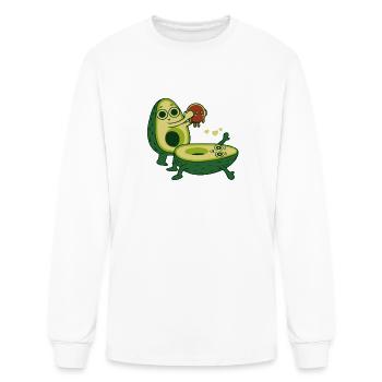 Avocado Birth - Men's Long Sleeve T-Shirt - white - Front