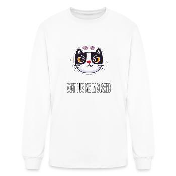 Dont Hug Me - Men's Long Sleeve T-Shirt - white - Front