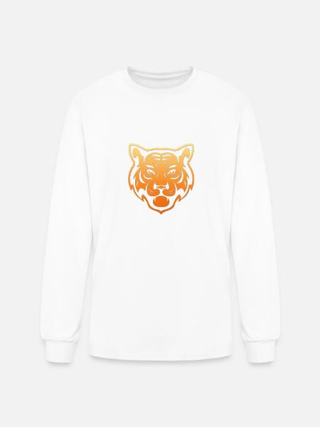 40 tiger - Men's Long Sleeve T-Shirt - white