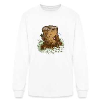 The Popsicle Log - Men's Long Sleeve T-Shirt - white - Front