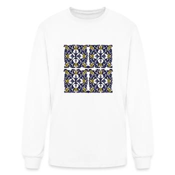 Four piece ornament - Men's Long Sleeve T-Shirt - white - Front