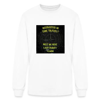 time travellers - Men's Long Sleeve T-Shirt - white - Front