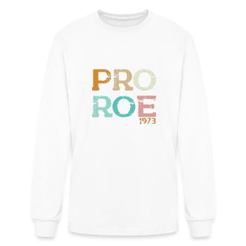 Pro Roe 1973 Vintage Retro - Men's Long Sleeve T-Shirt - white - Front