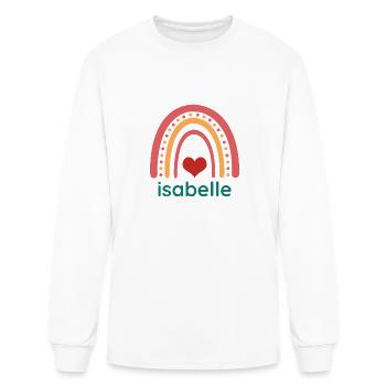 isabelle Vintage Boho Rainbow - Men's Long Sleeve T-Shirt - white - Front