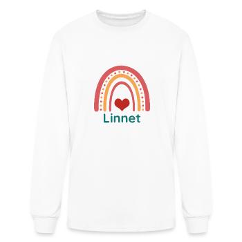 Linnet Vintage Boho Rainbow - Men's Long Sleeve T-Shirt - white - Front